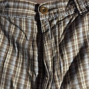 Men’s plaid shorts size 34